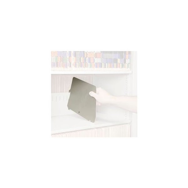 Datum Filing Systems Rotary File Cabinet Components, 5 Pack of Letter/Legal File Dividers, Bone White FDL5-T15 - main
